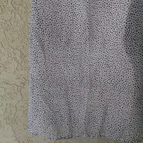 Ann Taylor chiffon brown and white sheer tank - Picture 6 of 8